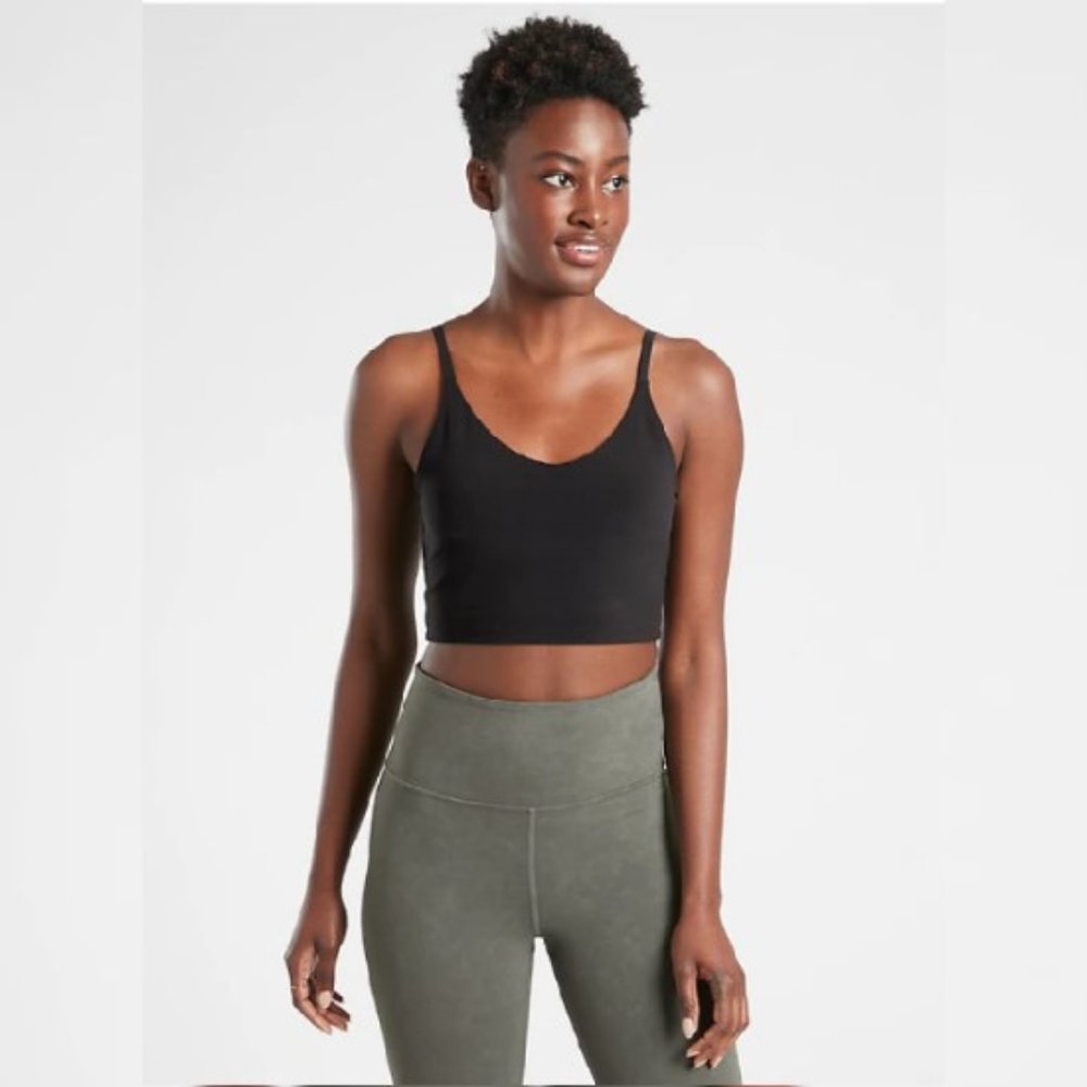 Athleta Elation V-Neck Crop A-C
